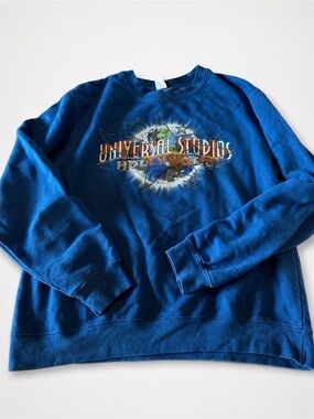 Universal Studios Hollywood Retro Graphic Crewneck Sweatshirt S